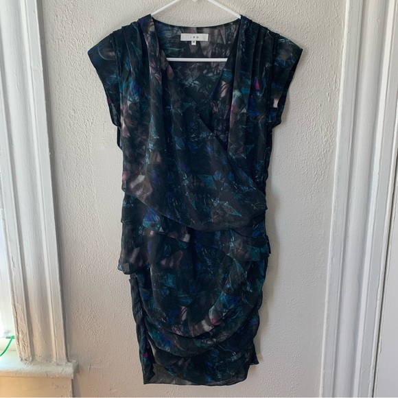 IRO MARTY WATERCOLOR CHIFFON DRESS 8 - Picture 7 of 7